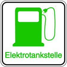 Symbol E-Tankstelle